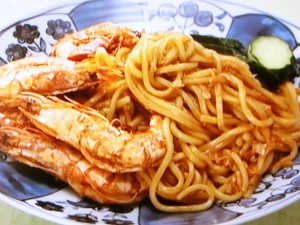【おかずのクッキング】海老焼きうどんのレシピ・土井善晴