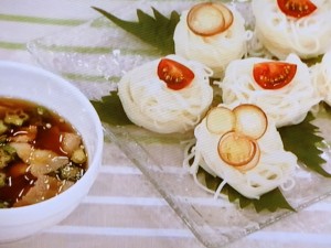 【あさイチ】豚肉とオクラの温つゆつけ麺のレシピ・みんな！ゴハンだよ・満留邦子