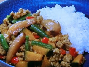 【きょうの料理】らっきょう入りドライカレーのレシピ・大原千鶴