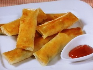 【きょうの料理ビギナーズ】えびの焼き春巻のレシピ・河野雅子