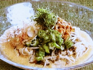 【キューピー３分クッキング】納豆とろろもずくそばのレシピ・藤井恵