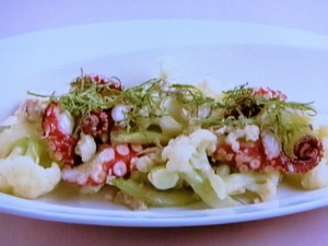 【上沼恵美子のおしゃべりクッキング】カリフラワーとたこのサラダのレシピ・上沼恵美子・小池浩司