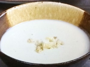 【キューピー３分クッキング】栗のポタージュのレシピ・小林まさみ
