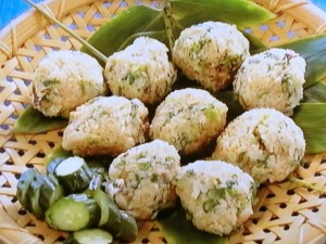 【きょうの料理】あじご飯のおむすびのレシピ・土井善晴
