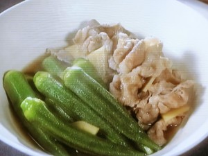 【きょうの料理ビギナーズ】オクラと豚肉のサッと煮のレシピ・河野雅子