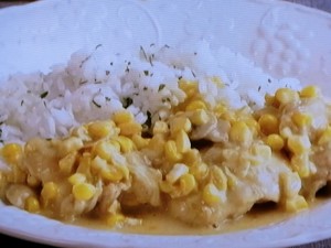 【キューピー３分クッキング】鶏肉とコーンのカレークリーム煮のレシピ・田口成子