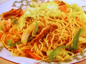 【ノンストップ】新ショウガのしょうゆ焼きそばのレシピ・坂本昌行・坂本昌行のOne Dish