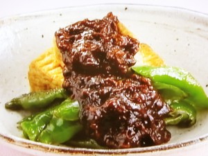 【上沼恵美子のおしゃべりクッキング】甘長唐辛子の豆みそがけのレシピ・上沼恵美子・岡本健二