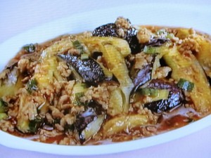 【上沼恵美子のおしゃべりクッキング】ナスの辛味煮込みのレシピ・上沼恵美子・石川智之