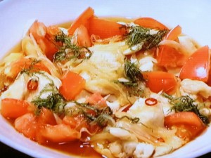 【きょうの料理】鶏しゃぶのトマト南蛮のレシピ・市瀬悦子