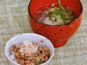 【噂の東京マガジン　やってTRY！】イワシのつみれ汁＆なめろう丼のレシピ・高田賀章