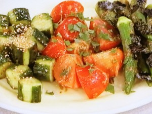 【あさイチ】夏野菜のピリ辛あえのレシピ・みんな！ゴハンだよ・白崎裕子