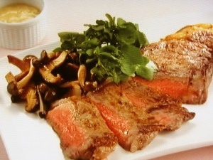 【上沼恵美子のおしゃべりクッキング】サーロインステーキのレシピ・上沼恵美子・小池浩司