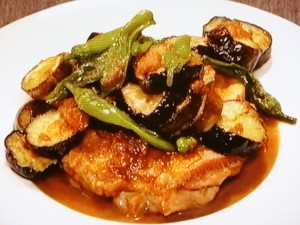 【きょうの料理】なすと鶏肉の梅照り焼きのレシピ・ワタナベマキ