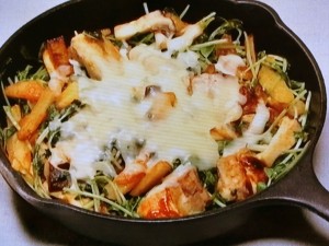 【きょうの料理】豆苗のチーズタッカルビのレシピ・重信初江