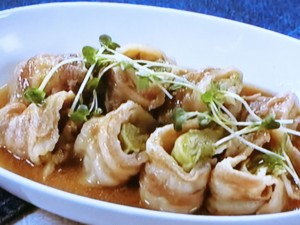 【きょうの料理】たたきレタスの豚バラみそ巻きのレシピ・ゆーママ,松本ゆうみ,松本有美・松本有美,松本ゆうみ,ゆーママ