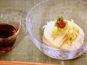 【おかずのクッキング】水晶なすのそうめんのレシピ・柳原尚之