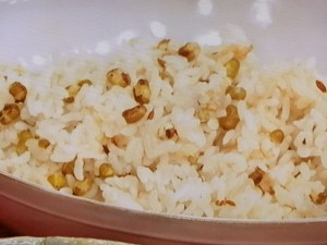 【キューピー３分クッキング】緑豆入りしょうがごはんのレシピ・香取薫