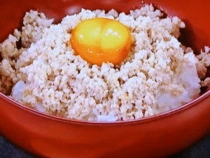 【あさイチ】鶏そぼろ丼　卵黄のしょうゆ漬けのせのレシピ・松本栄文