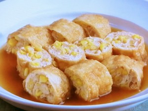 【キューピー３分クッキング】ひき肉ととうもろこしの信田巻きのレシピ・小林まさみ