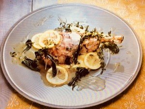 【ZIP！速水もこみちのMOCO''Sキッチン】もこみち流　骨付き豚肉のグリル〜レモンハーブソースのレシピ・速水もこみち