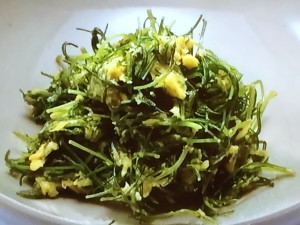 【おかずのクッキング】おかひじきの炒り卵のレシピ・土井善晴