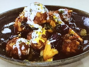 【おかずのクッキング】なす入りスパイシー揚げ団子 レモンソースのレシピ・コウケンテツ