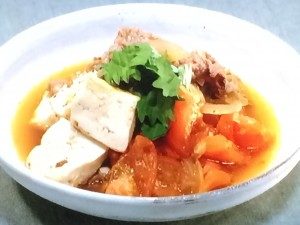 きょうの料理のレシピ・トマト肉豆腐