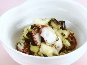 【上沼恵美子のおしゃべりクッキング】たことナスの和風マリネのレシピ・上沼恵美子・岡本健二