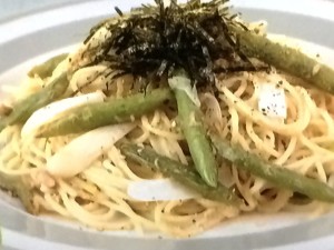 【ノンストップ】インゲンのゴマパスタのレシピ・坂本昌行・坂本昌行のOne Dish