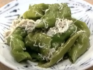 【おかずのクッキング】万願寺唐辛子の炒り煮のレシピ・土井善晴