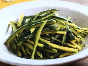 【きょうの料理】かぼちゃの皮のきんぴらのレシピ・かるべけいこ
