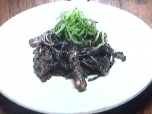 【ZIP！速水もこみちのMOCO''Sキッチン】もこみち流　イカスミ明太パスタのレシピ・速水もこみち