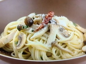 【上沼恵美子のおしゃべりクッキング】きのこのパスタのレシピ・上沼恵美子・小池浩司
