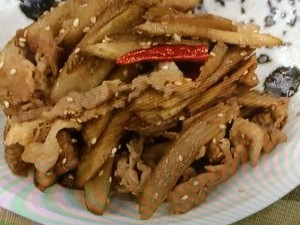 【あさイチ】ごぼうと豚こまのピリ辛炒めのレシピ・みんな！ゴハンだよ・本田明子