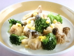 【上沼恵美子のおしゃべりクッキング】鶏とブロッコリーのクリーム煮のレシピ・上沼恵美子・小池浩司