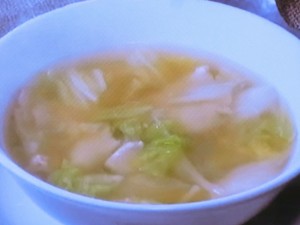 【きょうの料理ビギナーズ】春雨と白菜のスープのレシピ・菊池晋作