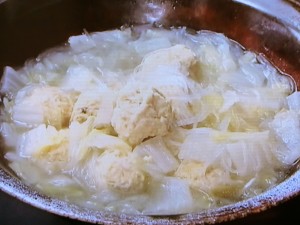 【おかずのクッキング】白菜と鶏団子のとろとろ煮のレシピ・脇屋友詞