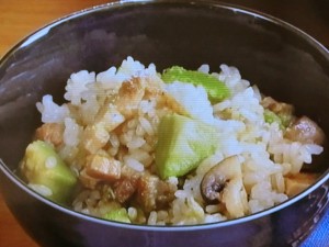 【キューピー３分クッキング】塩豚とアボカドの炊き込みごはんのレシピ・藤井恵