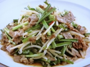 【DAIGOも台所】牛肉とニラの炒めもののレシピ・DAIGO