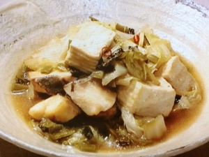 【きょうの料理】白菜とたらの高菜煮のレシピ・井原裕子
