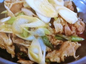 【あさイチ】豚肉とねぎの炒め物のレシピ・みんな！ゴハンだよ・ウー・ウェン