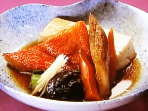 【おかずのクッキング】金目の煮つけのレシピ・笹岡隆次