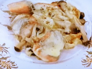 【あさイチ】塩ざけとしめじのチーズ焼きのレシピ・みんな！ゴハンだよ・塩田ノア