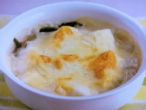 【上沼恵美子のおしゃべりクッキング】ほうれんそうのグラタンのレシピ・上沼恵美子・小池浩司