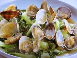 【上沼恵美子のおしゃべりクッキング】チンゲン菜のアサリあんのレシピ・上沼恵美子・石川智之