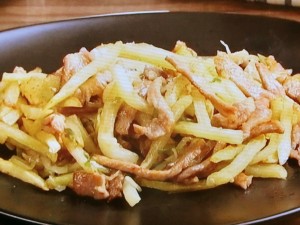 【キューピー３分クッキング】じゃが芋と豚肉のザーサイ炒めのレシピ・藤井恵