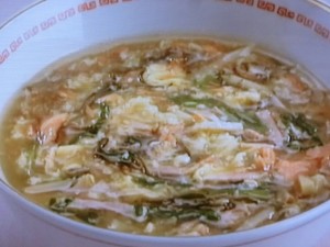 【上沼恵美子のおしゃべりクッキング】鮭のたまごスープのレシピ・上沼恵美子・石川智之