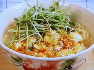 【キューピー３分クッキング】マーボーめんのレシピ・藤井恵