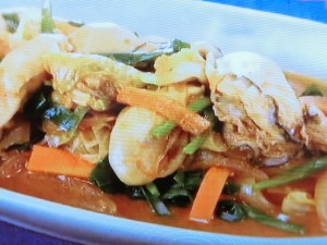 【ノンストップ】カキのタッカルビのレシピ・坂本昌行・坂本昌行のOne Dish